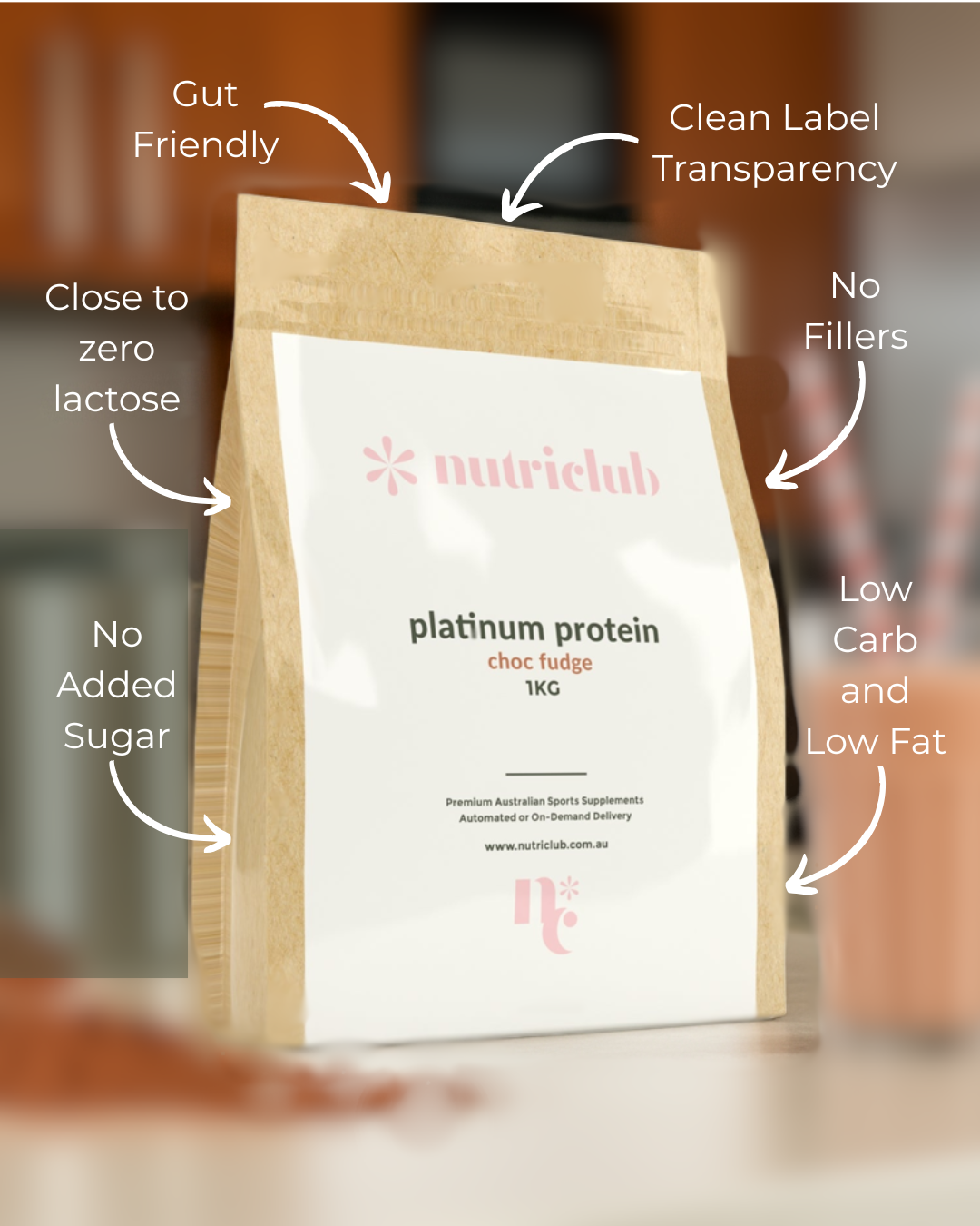 Lactose Free Protein Powder Supplement
