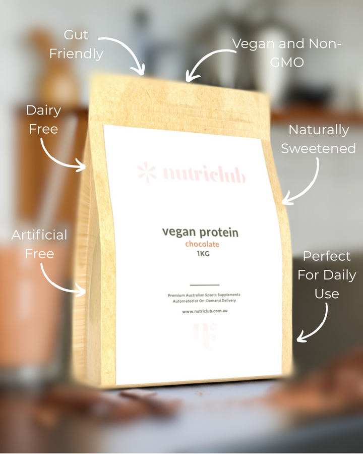 Vegan Plant Based Protein Powder Supplement